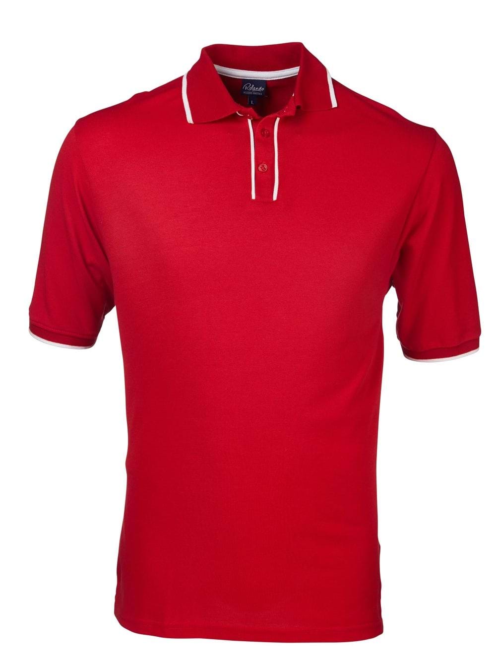 Mens Ashton Golfer - Red/White Red / 4XL