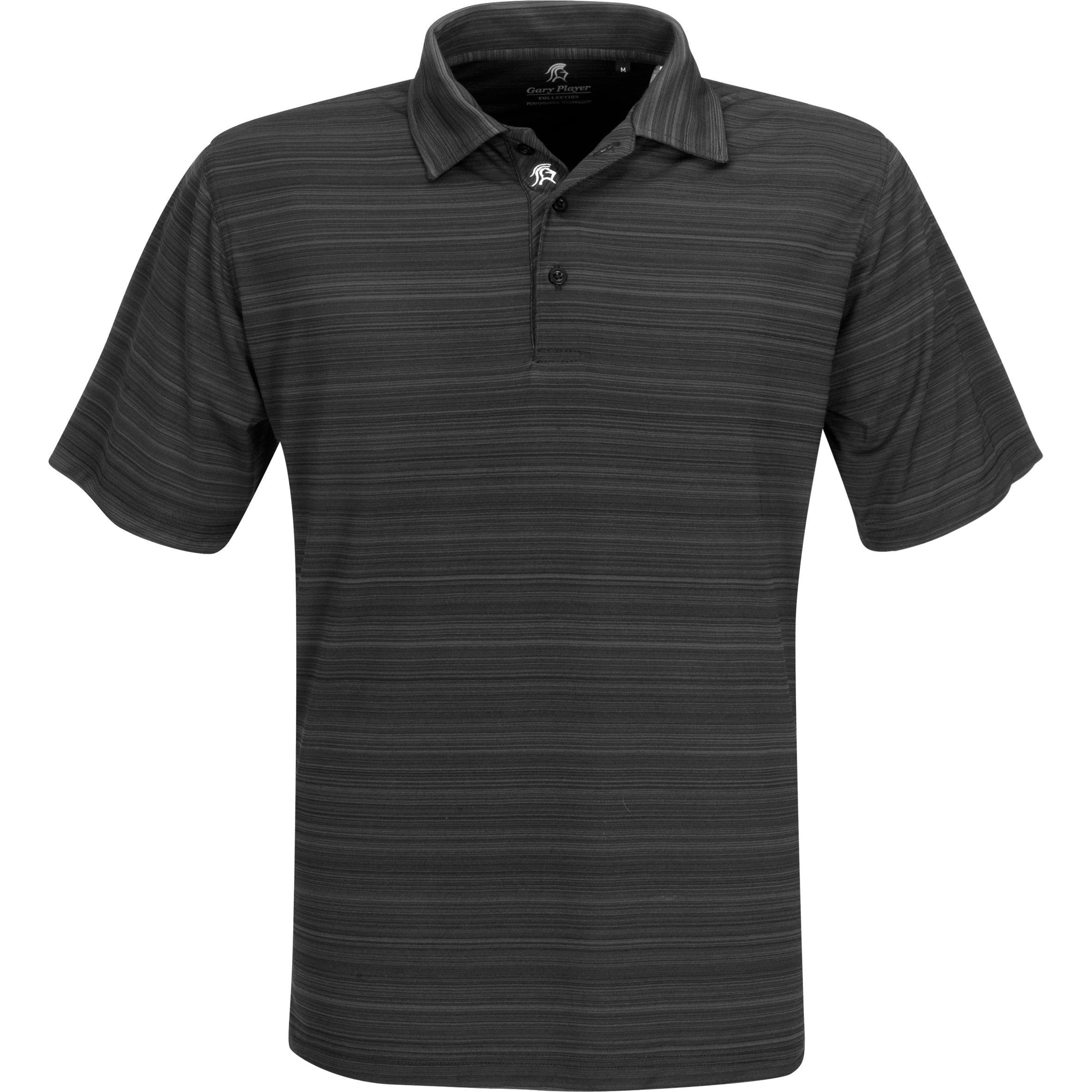 Mens Astoria Golf Shirt - Light Blue Only-L-Black-BL