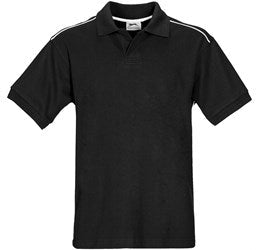 Mens Backhand Golf Shirt - Black Only-
