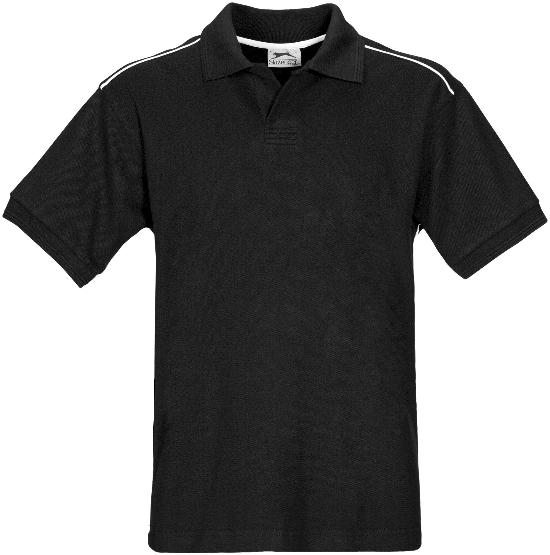 Mens Backhand Golf Shirt - Black Only-2XL-Black-BL