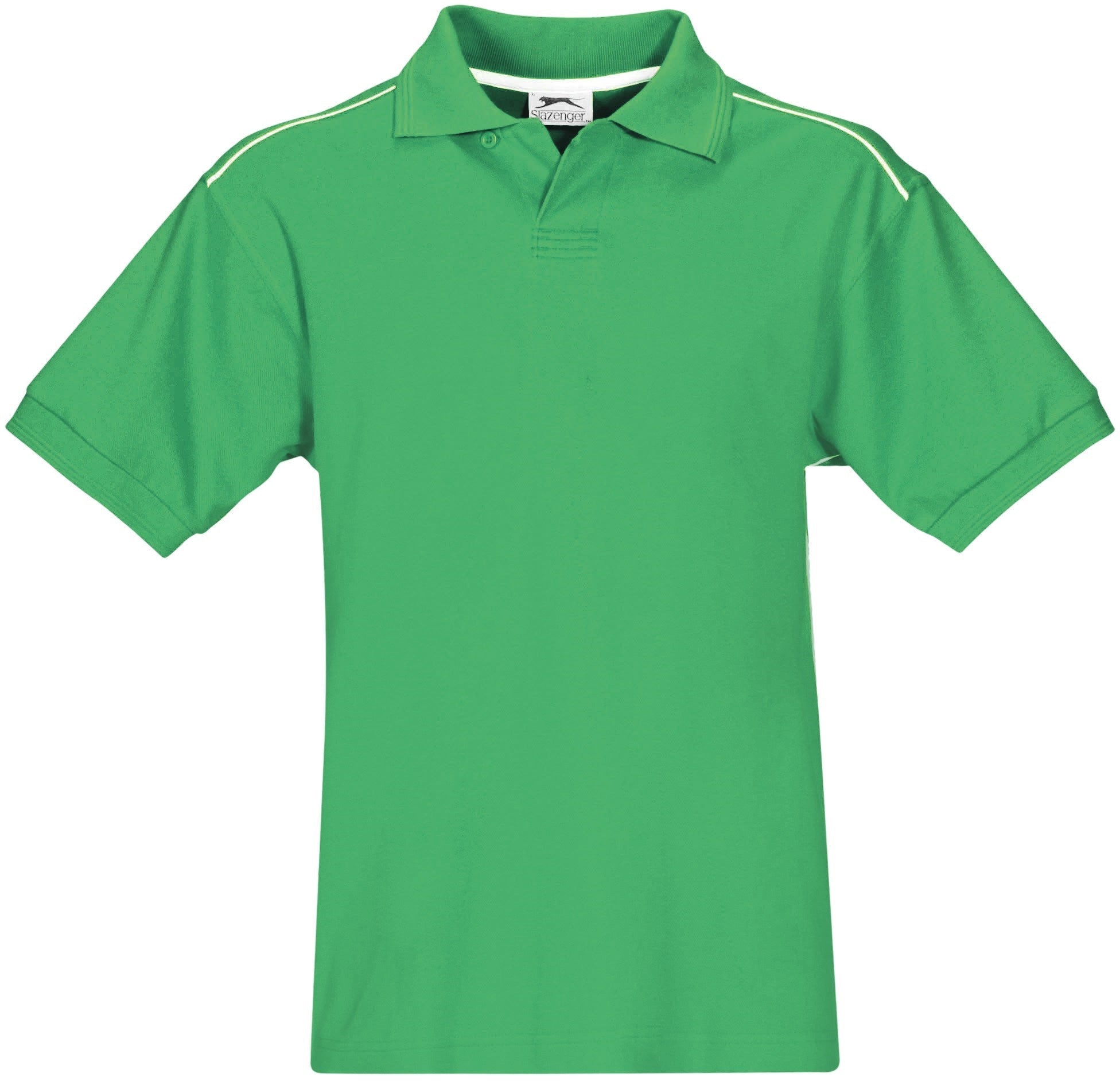 Mens Backhand Golf Shirt - Black Only-2XL-Green-G