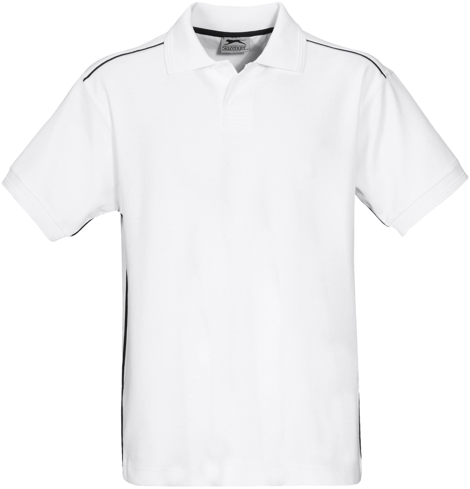 Mens Backhand Golf Shirt - Black Only-2XL-White-W