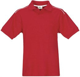 Mens Backhand Golf Shirt - Red Only-L-Red-R