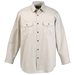 Mens Bush Shirt Long Sleeve Stone / SML / Regular - Shirts-Outdoor