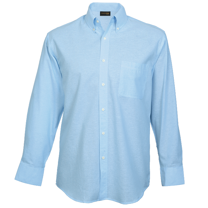 Mens Chambray Lounge Long Sleeve - Shirts-Corporate