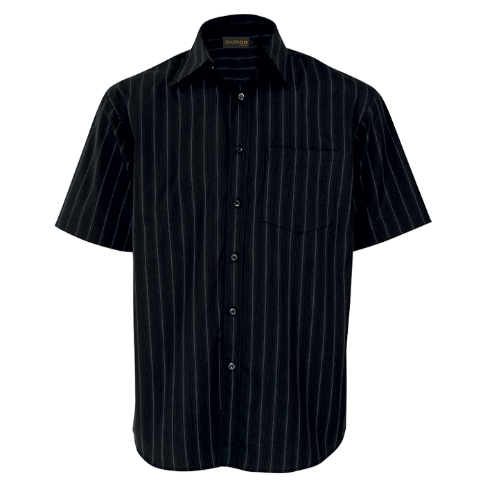 Mens Civic Lounge Short Sleeve Black/White / SML / Regular - Shirts-Corporate