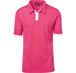 Mens Contest Golf Shirt-2XL-Pink-PI