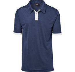 Mens Contest Golf Shirt-L-Navy-N