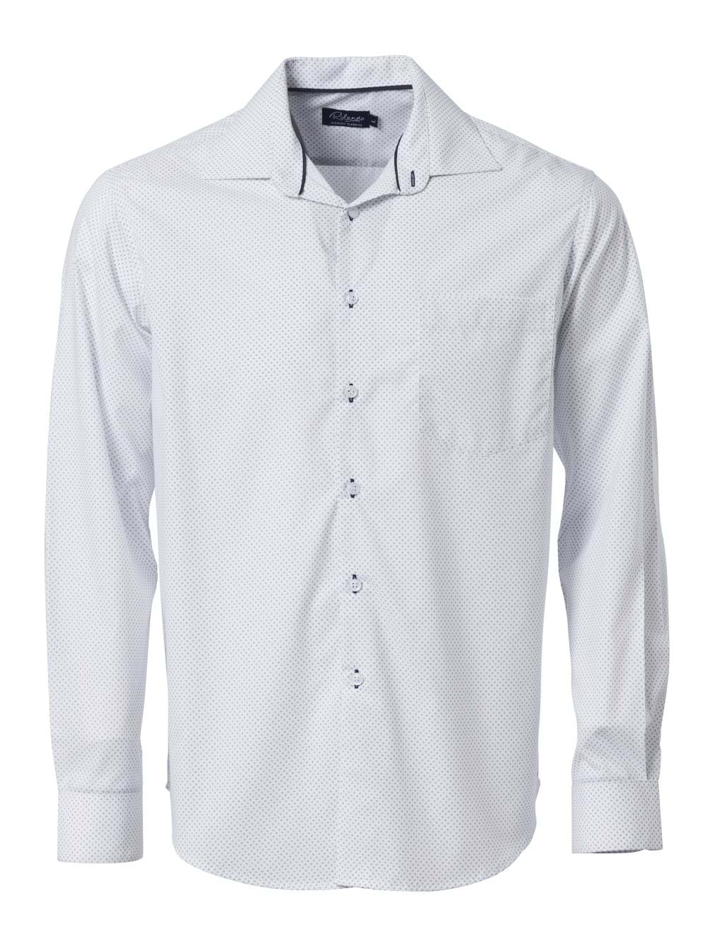 Mens Cullinan CP1 L/S Shirt - White / 4XL