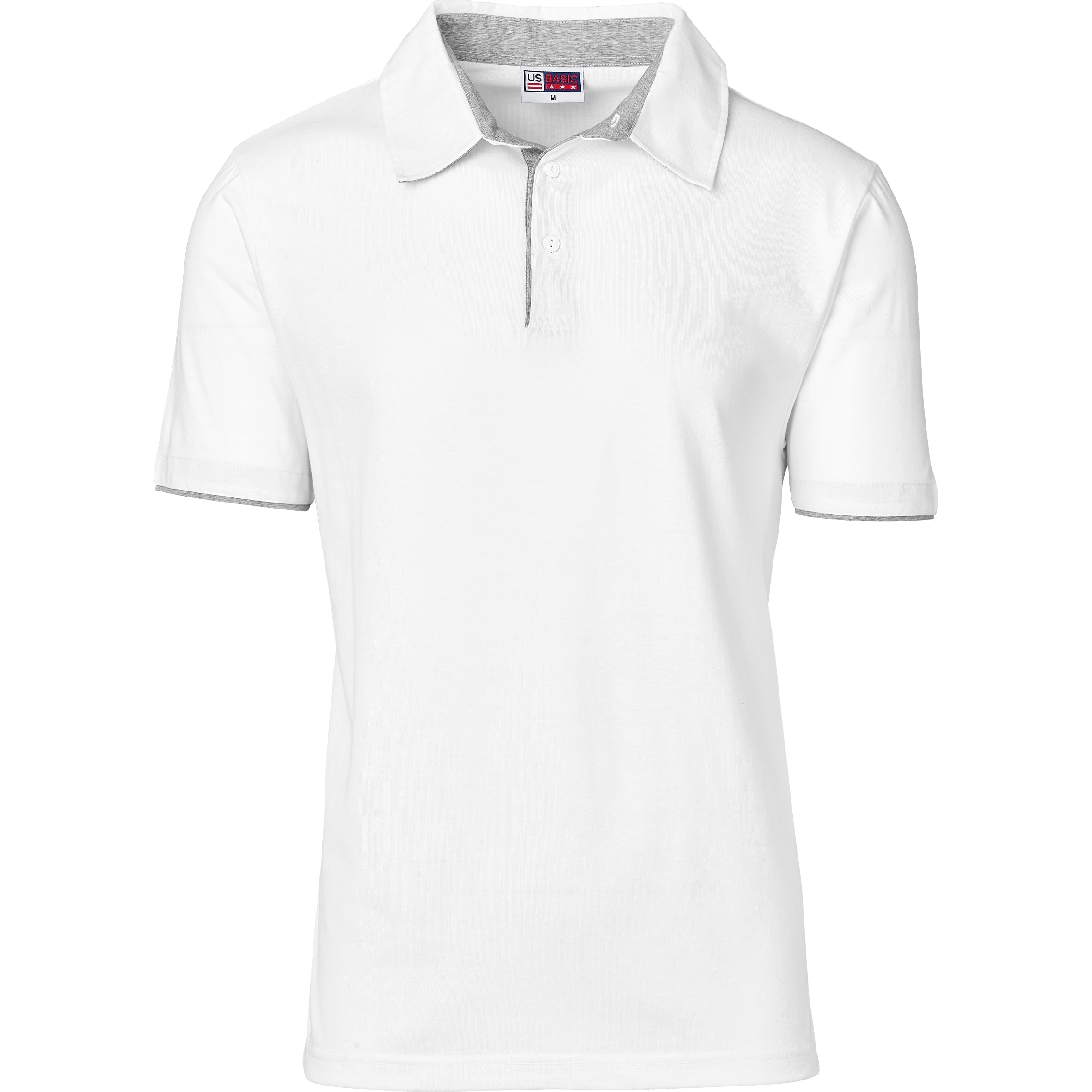 Mens Delta Golf Shirt-2XL-White-W
