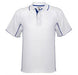 Mens Denver Golf Shirt - White Blue Only-L-White with blue-WBU