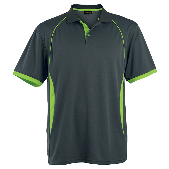 Mens Derby Golfer Grey/Lime / SML / Regular - Golf Shirts