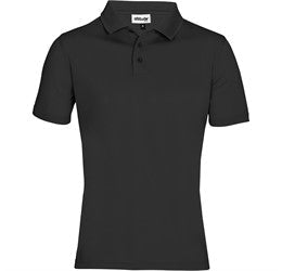 Mens Distinct Golf Shirt-2XL-Black-BL