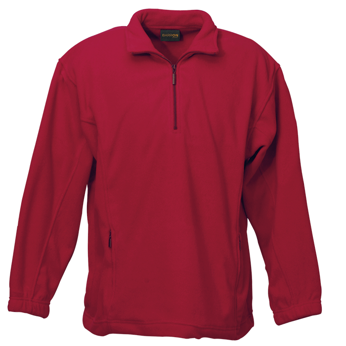 Mens Essential Micro Fleece Red / SML / Regular - Tops