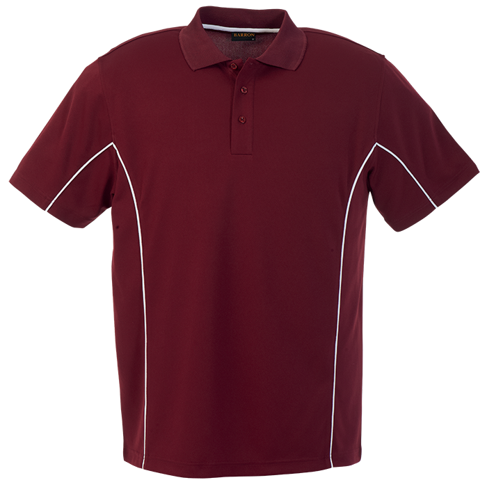 Mens Excel Golfer Maroon/White / SML / Regular - Golf Shirts