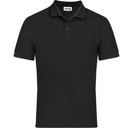 Mens Exhibit Golf Shirt-2XL-Black-BL
