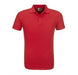 Mens First Golf Shirt - Red Only-
