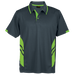 Mens Focus Golfer Charcoal/Lime / SML / Regular - Golf Shirts
