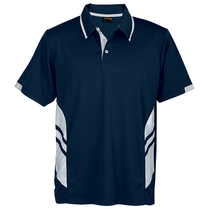Mens Focus Golfer Navy/White / SML / Regular - Golf Shirts