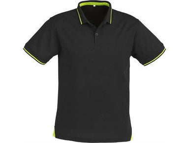 Mens Jet Golf Shirt - Black Lime Only-