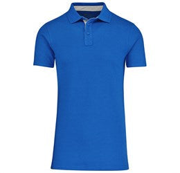 Mens Hacker Golf Shirt-2XL-Blue-BU