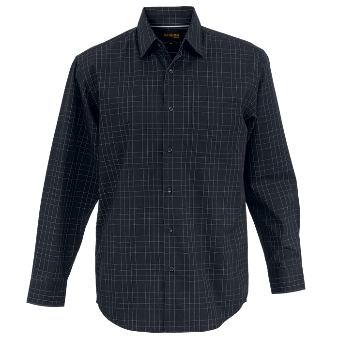 Mens Hamilton Check Lounge Long Sleeve  Black / SML 