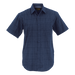 Mens Hamilton Check Lounge Short Sleeve Navy / SML / Regular - Shirts-Corporate