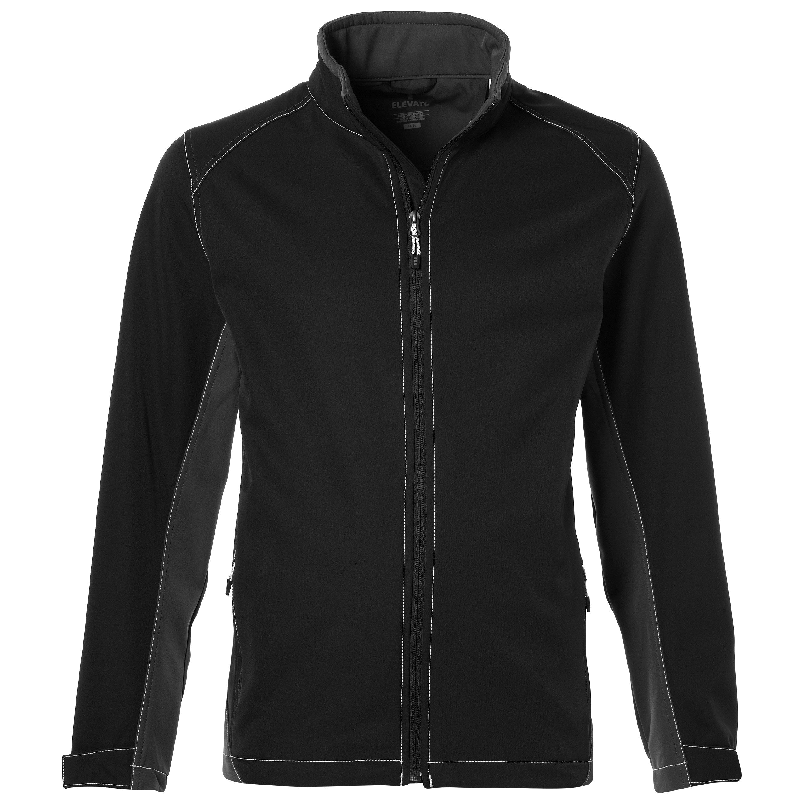 Mens Iberico Softshell Jacket - Black Only-Coats & Jackets-L-Black-BL