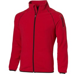 Mens Ignition Micro Fleece Jacket - Red Only-Coats & Jackets-L-Red-R