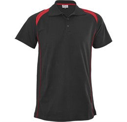 Mens Infinity Golf Shirt-L-Black-BL