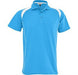Mens Infinity Golf Shirt-L-Cyan-CY