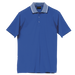 Mens Jacquard Collar Golf Shirt Royal / LAR / Regular - Shirts