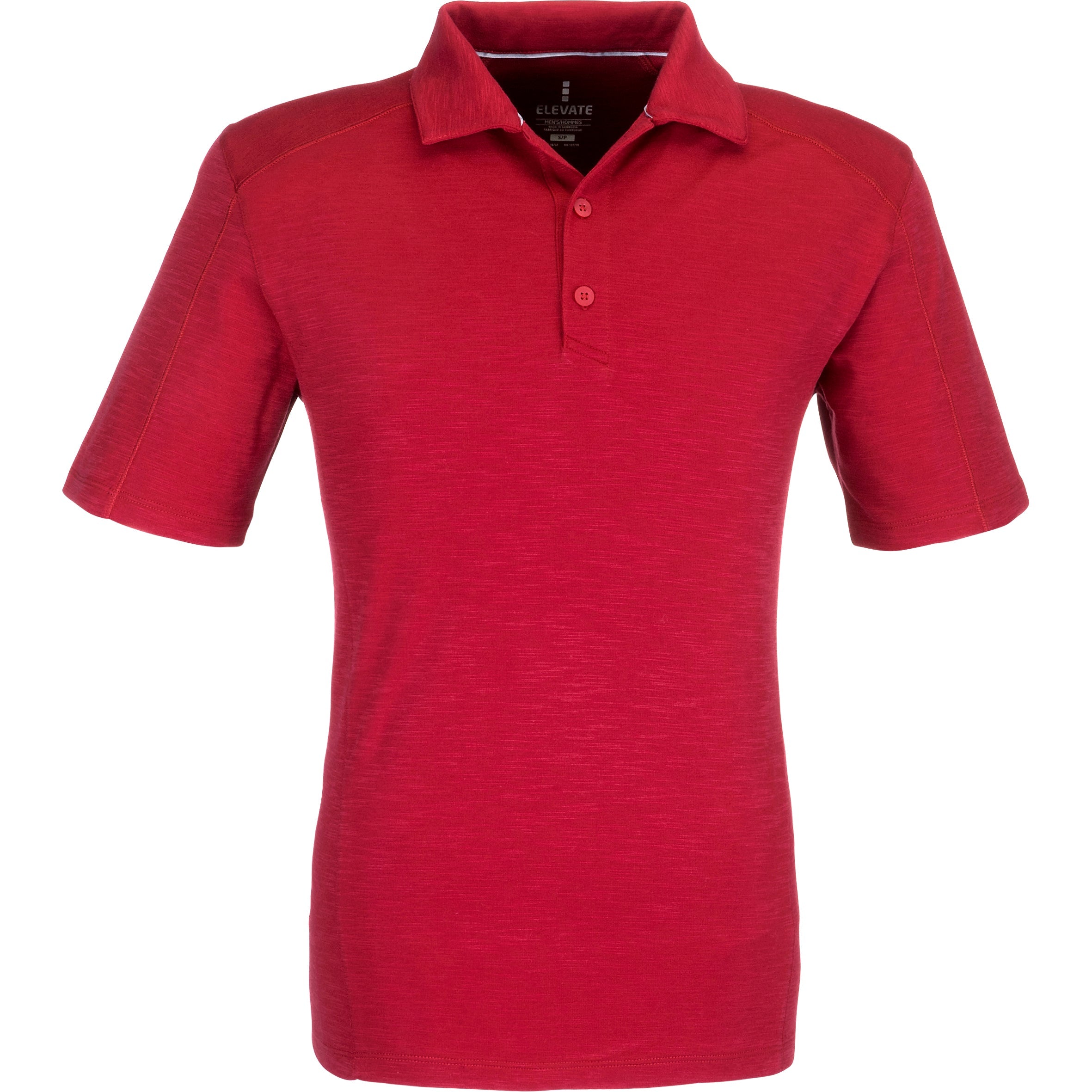 Mens Jepson Golf Shirt - Grey Only-L-Red-R