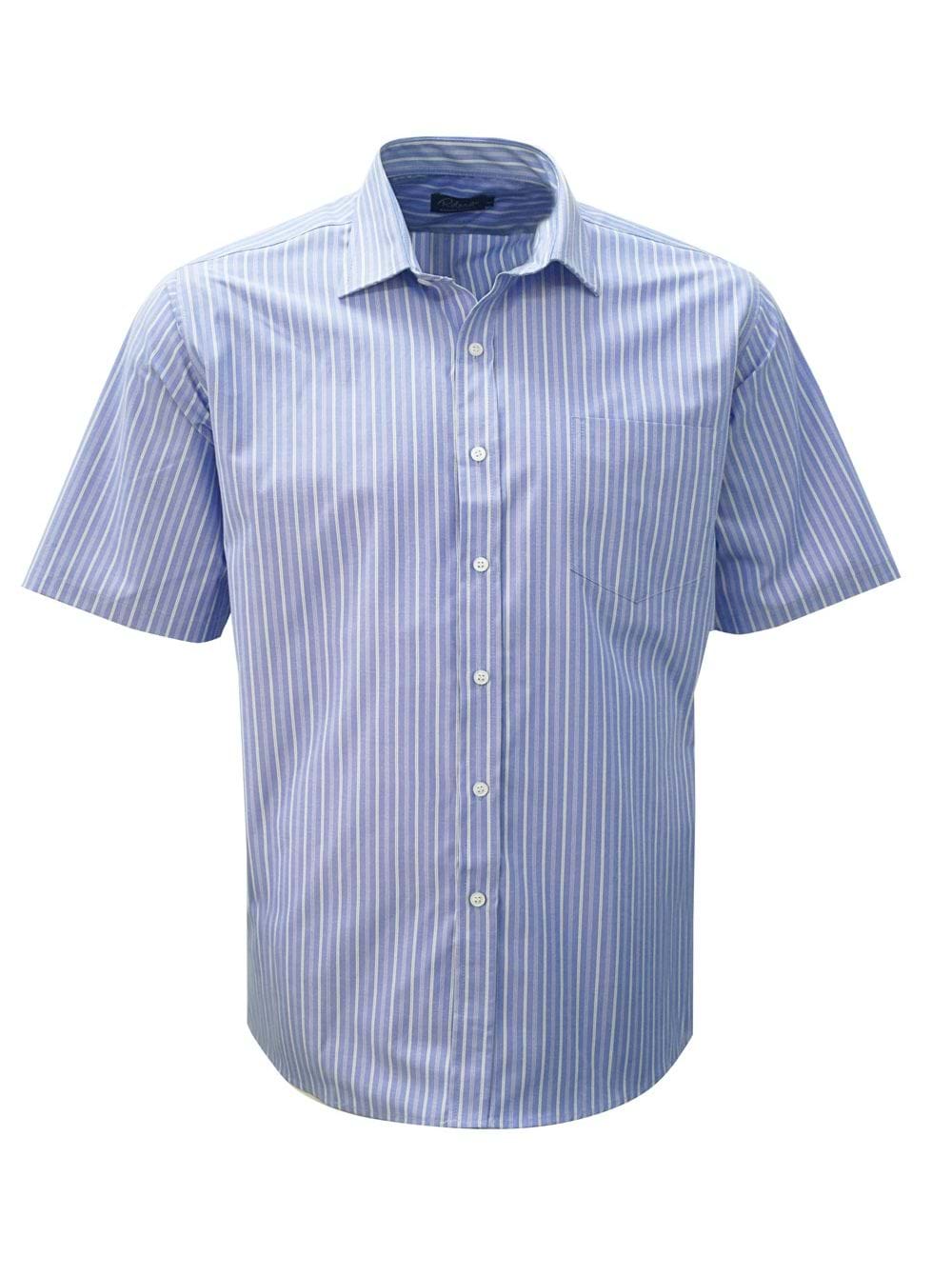 Mens K201 S/S Shirt - Blue / L