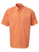 Mens K202 Stripe S/S Shirt - Tangerine Orange / S