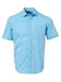 Mens K215 S/S Shirt - Cyan Blue / XL