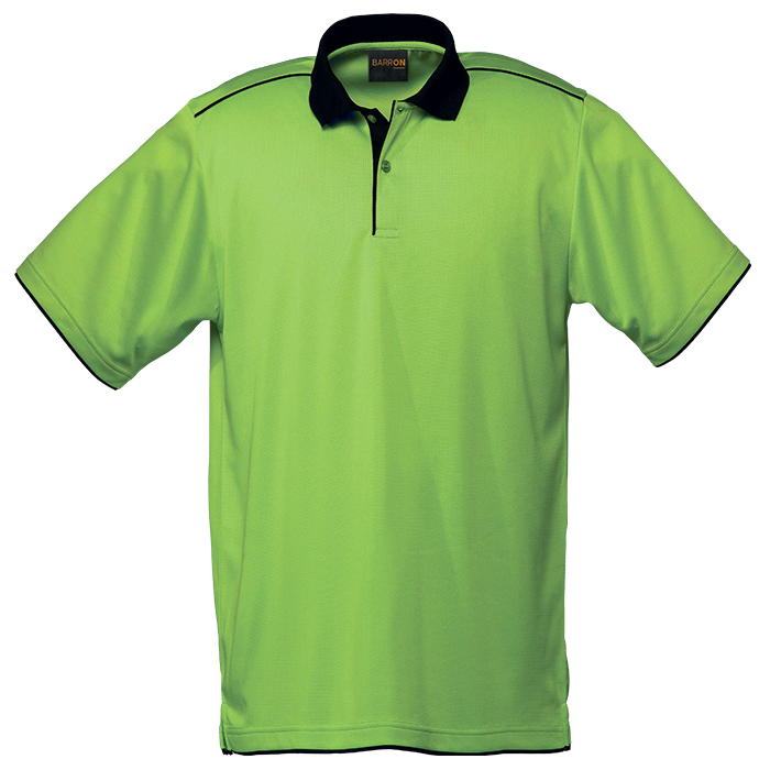 Mens Leisure Golfer Lime/Black / SML / Last Buy - Golf Shirts
