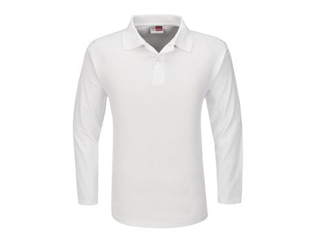 Mens Long Sleeve Boston Golf Shirt - Black Only-