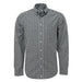 Mens Long Sleeve Broadcloth Work Shirt Black/White Check / S - High Grade Shirts