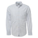 Mens Long Sleeve Broadcloth Work Shirt White/Blue Check / 3XL - High Grade Shirts