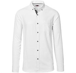 Mens Long Sleeve Casablanca Shirt - Navy Only-