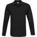 Mens Long Sleeve Elemental Golf Shirt-2XL-Black-BL