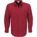 Mens Long Sleeve Metro Shirt - Grey Only-L-Red-R