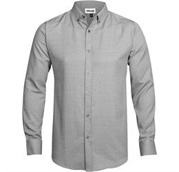 Mens Long Sleeve Nottingham Shirt-2XL-Grey-GY