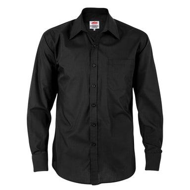 Men’s Long Sleeve Office Work Shirt Black / S - High Grade Shirts