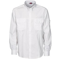 Mens Long Sleeve Phoenix Shirt - White Only-