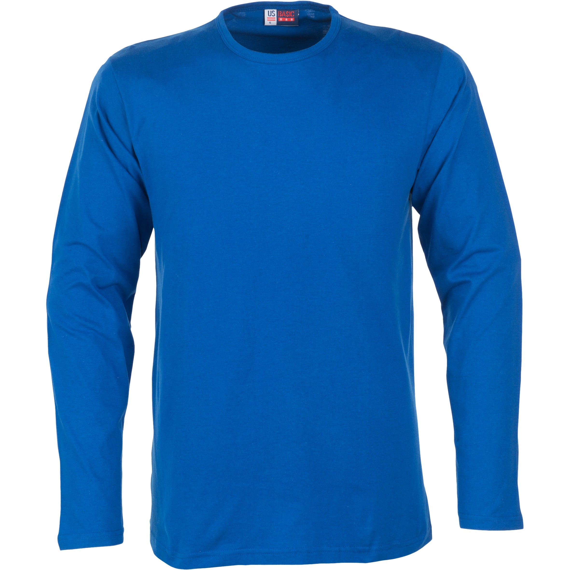 Mens Long Sleeve Portland T-Shirt-2XL-Royal Blue-RB