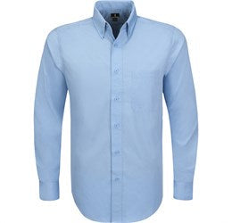 Mens Long Sleeve Preston Shirt - Blue Only-