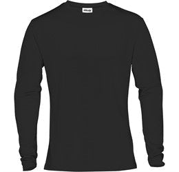 Mens Long Sleeve All Star T-Shirt-L-Black-BL