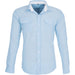 Mens Long Sleeve Windsor Shirt-L-Light Blue-LB